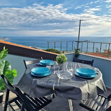 アパート - Panoramic Terrace With Sea View サンレモ